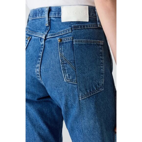 E.L.V. Denim Odette One of a Kind Jeans in Mid Blue 29 - Picture 2 of 8